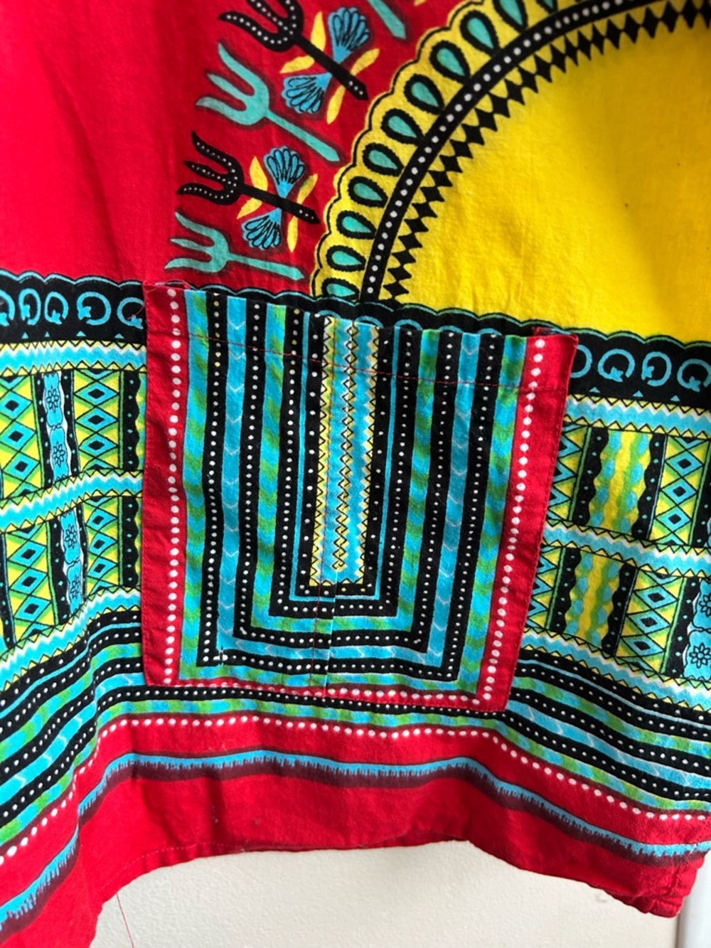 Wonder Wear Mens Traditional Cotton Dashiki Shirt L - Picture 3 of 5